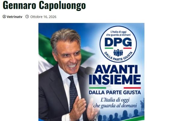 A Roma il lancio del movimento guidato da Capoluongo